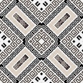 Elegant tribal ethnic vector seamless pattern. Greek ornamental geometric background. Beautiful repeat abstract backdrop