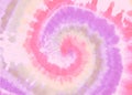 Elegant Tye Die Spiral. Pink Dyed Pattern. Girly Royalty Free Stock Photo