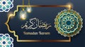 Muslim greeting card, invitation,poster, banner, abstract background design template. Ramadan banner