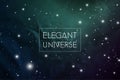 Elegant universe scientific outer space wallpaper. Astrology Mystic Galaxy Background Royalty Free Stock Photo