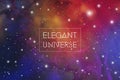 Elegant universe scientific outer space wallpaper. Astrology Mystic Galaxy Background Royalty Free Stock Photo