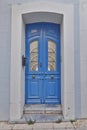 Elegant urban house entrance, Greece Royalty Free Stock Photo