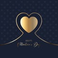 Elegant Valentine`s Day background