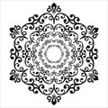 Elegant Vector Ornament in the Style of Barogue