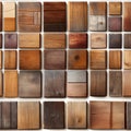 Elegant and versatile seamless pattern showcasing a variety of intricate wood textures