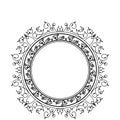 elegant victorian frame icon