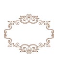 elegant victorian frame icon