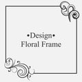 Luxury ornamental frames Royalty Free Stock Photo