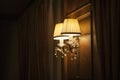 Elegant vintage wall lamp Royalty Free Stock Photo