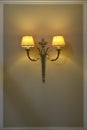 Elegant wall lamp Royalty Free Stock Photo