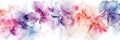 Elegant watercolor background featuring intricate orchid blooms, adding a touch of sophistication to luxury , Generative