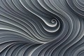 Elegant wave style grey texture generated by ai