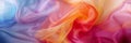 Elegant waves of silk in an array of pastel colors flow gracefully, creating a visual feast of soft textures