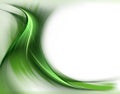 Elegant wavy green spring background