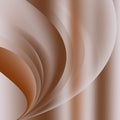 Coffee brown background. Elegant wavy lines. Royalty Free Stock Photo