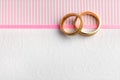 Elegant Wedding background - Two Wedding rings