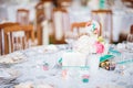 Elegant wedding table decoration