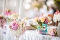 Elegant wedding table decoration