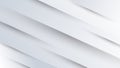 Elegant white background with diagonal 3d shape design Royalty Free Stock Photo