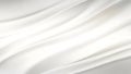 Elegant White Fabric Texture Background Smooth Wavy Silk Drapes Soft Material Surface Royalty Free Stock Photo
