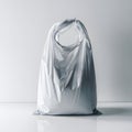 Elegant white plastic bag with zipper seal exudes sophistication and practicality