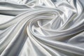 Abstract white satin silky cloth background Royalty Free Stock Photo