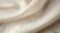 Elegant White Silk Fabric With Flowing Textures - Linen Texture