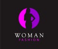 Elegant of Woman Salon logo design concept