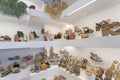 Elegant women's shoes displayed in a shoe shop