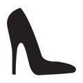 Elegant womens high heel shoe icon vector isolated on white background for graphic design, logo, web site, social media, mobile Royalty Free Stock Photo