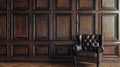 Elegant Wooden Wall Paneling