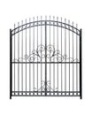 Elegant wrought iron gate