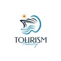 Elegant Yacht or Cruise Logo Design for Travel and Tourism Industry Company Logo