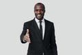 Elegant young African man in formalwear