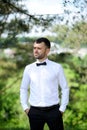 Elegant young handsome man Royalty Free Stock Photo