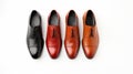 Elegantly Formal Red, Orange, And Black Men\'s Shoes - Leatherhide Style