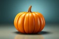 Elegantly minimal Stylish pumpkin on a chic Halloween background illustration