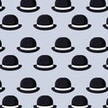 Elegants male hats pattern