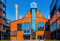 Elektrownia Powisle renovated industrial shopping center entrance at Dobra street in Powisle district of Warsaw in Poland