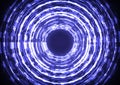 Element of computer data. Abstract 3D hologram hi-tech background. Virtual reality technology innovation. Head-up display