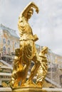 Element fountain Grand Cascade in Peterhof