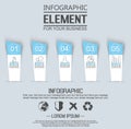 Element for infographi template geometric figure stiker for web Royalty Free Stock Photo
