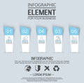 Element for infographi template geometric figure stiker for web