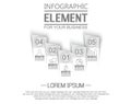 Element for infographi template geometric figure stiker for web