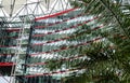 Element of modern architecture is exemplified by the Sony Center in Berlin, Germany.