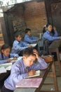 Elementary school in Kathmandu Royalty Free Stock Photo