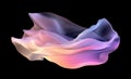 Among the elements of this abstract gradient iridescent shape are a rainbow colored fluid, simple liquid amorphous splodges Royalty Free Stock Photo