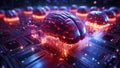 Elements of artificial intelligence, biotechnology and machine learning. Neural circuit and cybernetics of the brain in quantum
