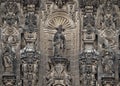 Elements of Cathedral on Zocalo, Mexico City Royalty Free Stock Photo