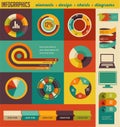 Elements and icons of infographics